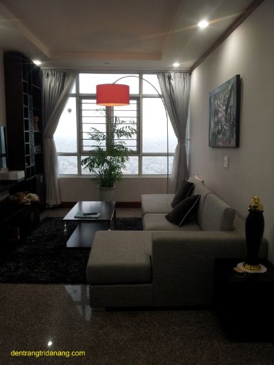 Đèn cần câu chao tròn 43